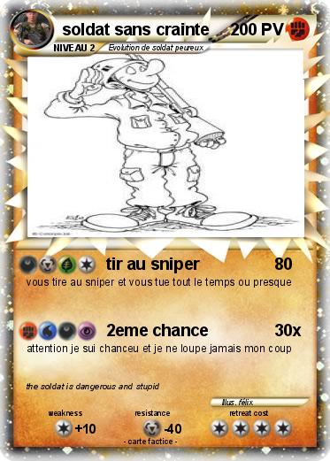 Pokemon soldat sans crainte