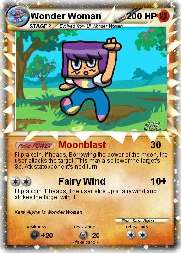Pokemon Wonder Woman