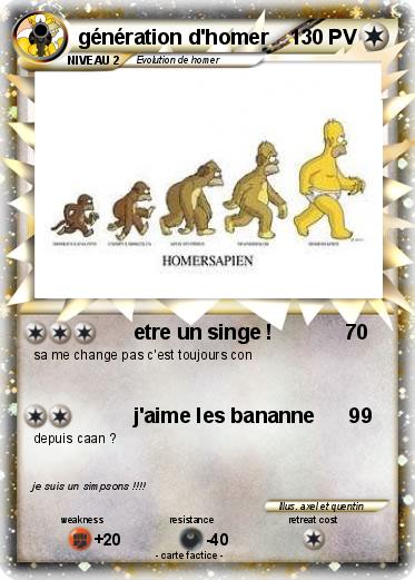 Pokemon génération d'homer
