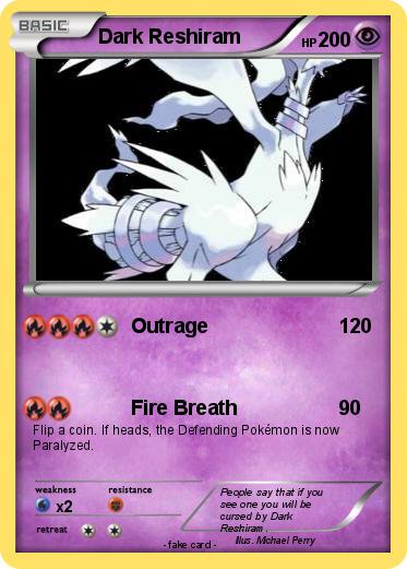 Pokemon Dark Reshiram
