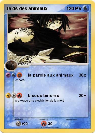 Pokemon la ds des animaux