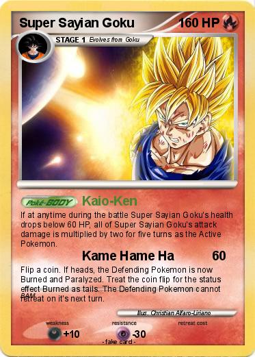 Pokemon Super Sayian Goku