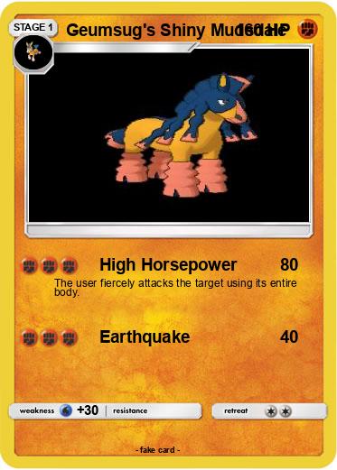Pokemon Geumsug's Shiny Mudsdale