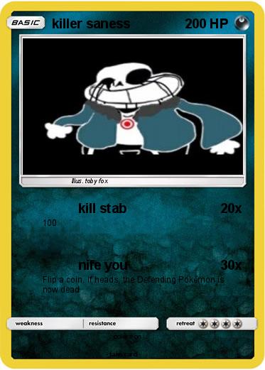 Pokemon killer saness