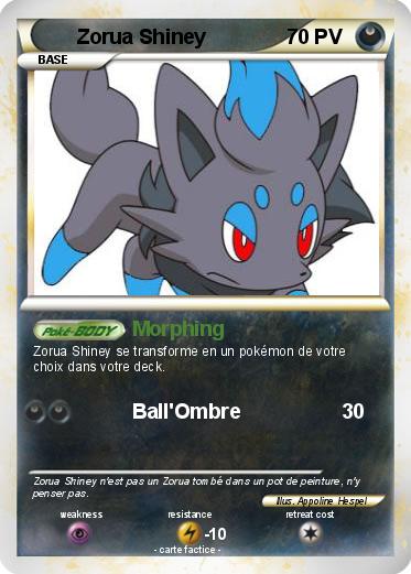 Pokemon Zorua Shiney
