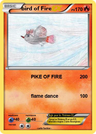 Pokemon bird of Fire