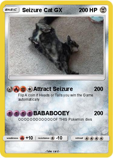 Pokemon Seizure Cat GX