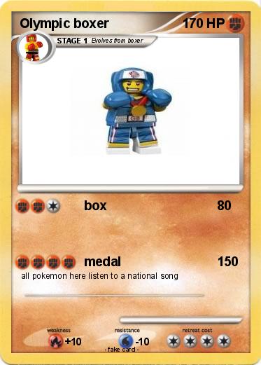 Pokemon Olympic boxer