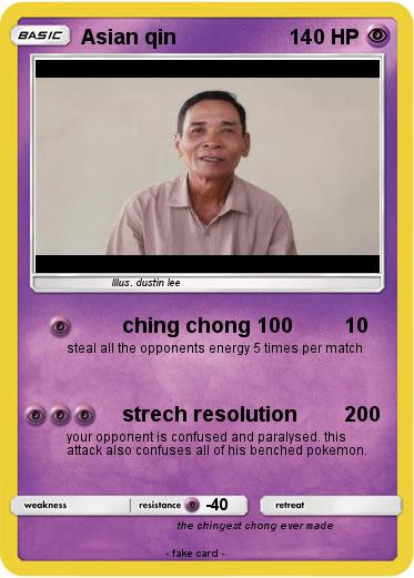 Pokemon Asian qin