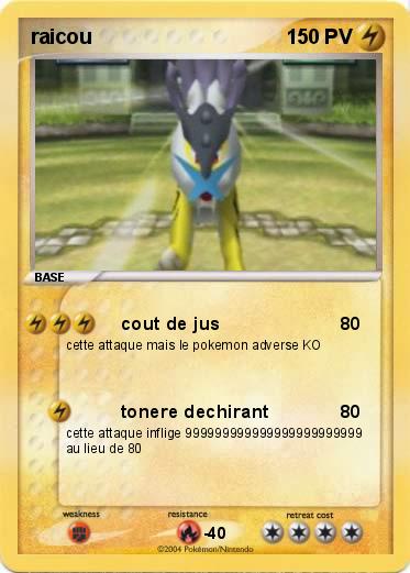 Pokemon raicou