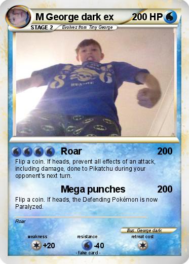 Pokemon M George dark ex