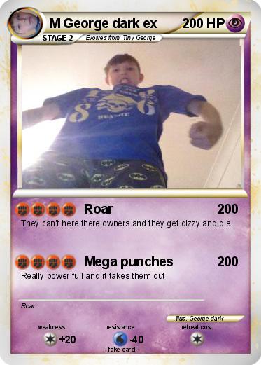 Pokemon M George dark ex
