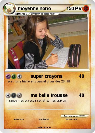 Pokemon moyenne nono