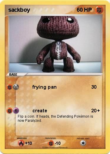 Pokemon sackboy