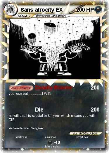 Pokemon Sans atrocity EX