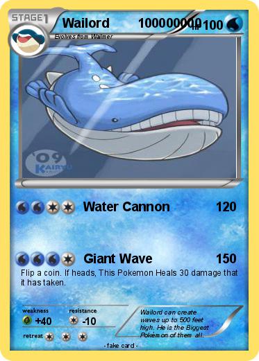 Pokemon Wailord        100000000