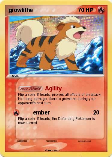 Pokemon growlithe