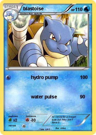 Pokemon blastoise