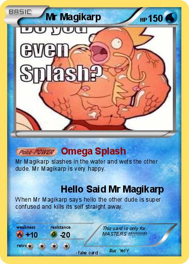 Pokemon Mr Magikarp