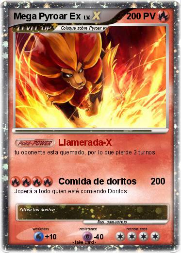 Pokemon Mega Pyroar Ex