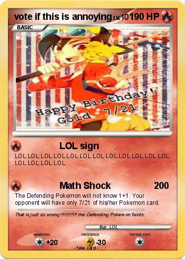 Pokemon vote if this is annoying
