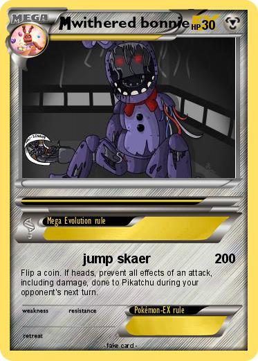 Pokemon withered bonnie
