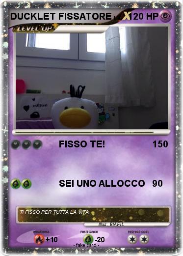 Pokemon DUCKLET FISSATORE