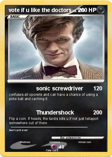 Pokemon vote if u like the doctors