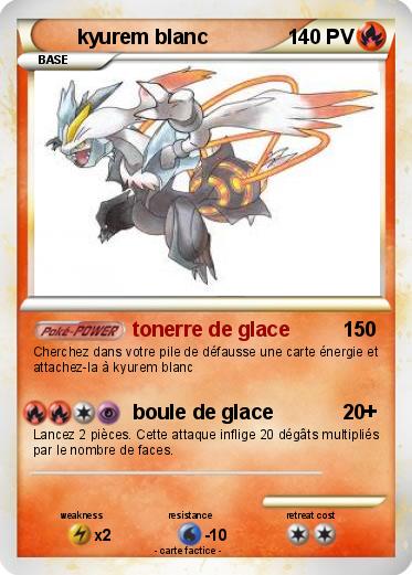 Pokemon kyurem blanc