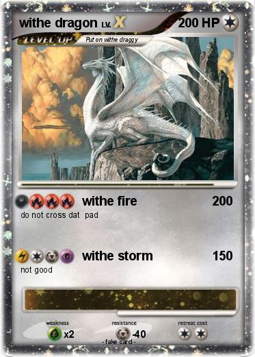 Pokemon withe dragon