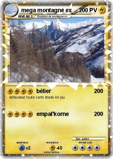 Pokemon mega montagne ex