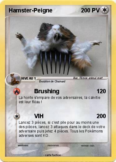 Pokemon Hamster-Peigne