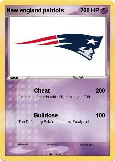 Pokemon New england patriots
