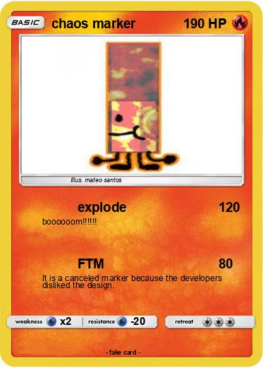 Pokemon chaos marker