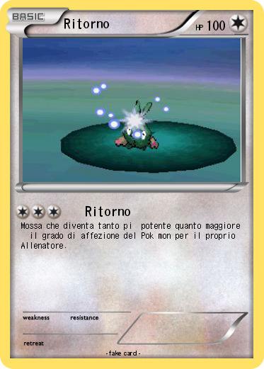 Pokemon Ritorno