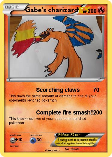 Pokemon Gabe's charizard