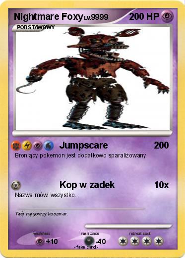 Pokemon Nightmare Foxy