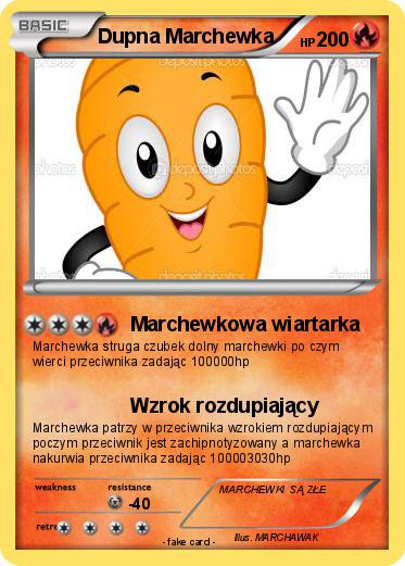 Pokemon Dupna Marchewka