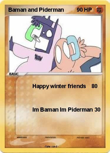Pokemon Baman and Piderman