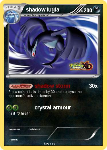 Pokemon shadow lugia