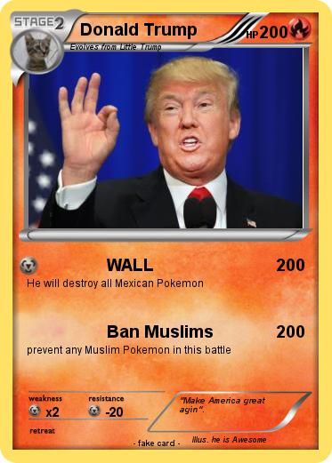 Pokemon Donald Trump