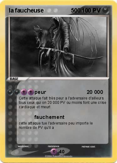 Pokemon la faucheuse                 500