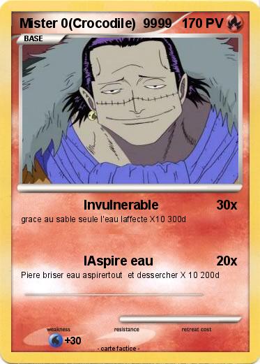 Pokemon Mister 0(Crocodile)  9999