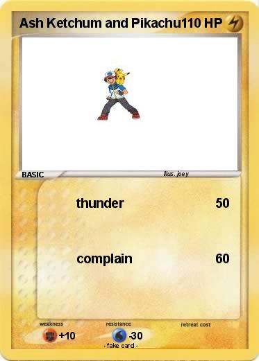 Pokemon Ash Ketchum and Pikachu
