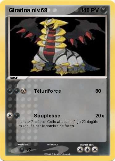 Pokemon Giratina niv.68