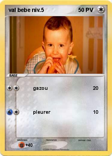 Pokemon val bebe niv.5
