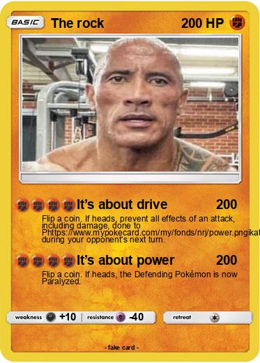 Pokemon The rock