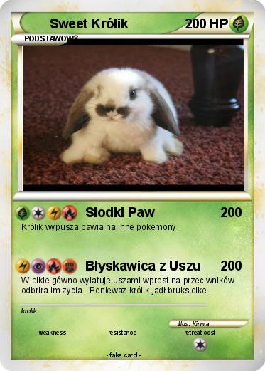 Pokemon Sweet Królik