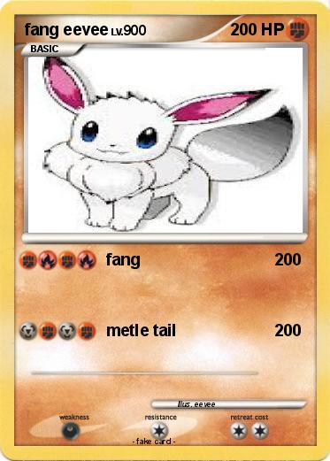 Pokemon fang eevee