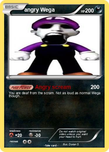 Pokemon angry Wega